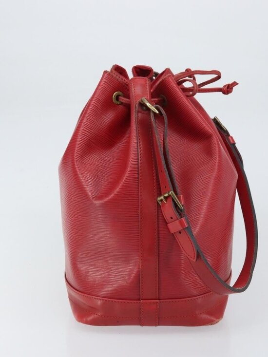 LOUIS VUITTON Epi Noe Shoulder Bag Red M44007 LV Auth 157255 - Picture 5 of 16